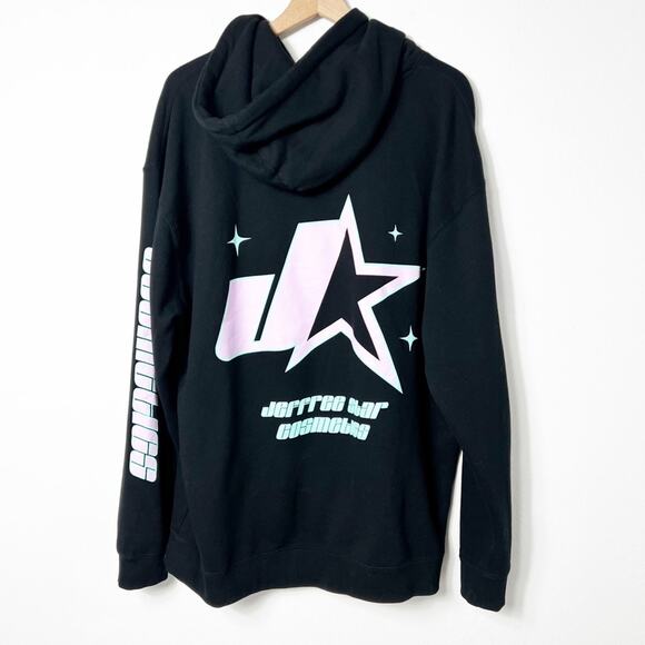 Jeffrey Stars Cosmetics Black Purple Hoodie Size XL - Picture 5 of 6